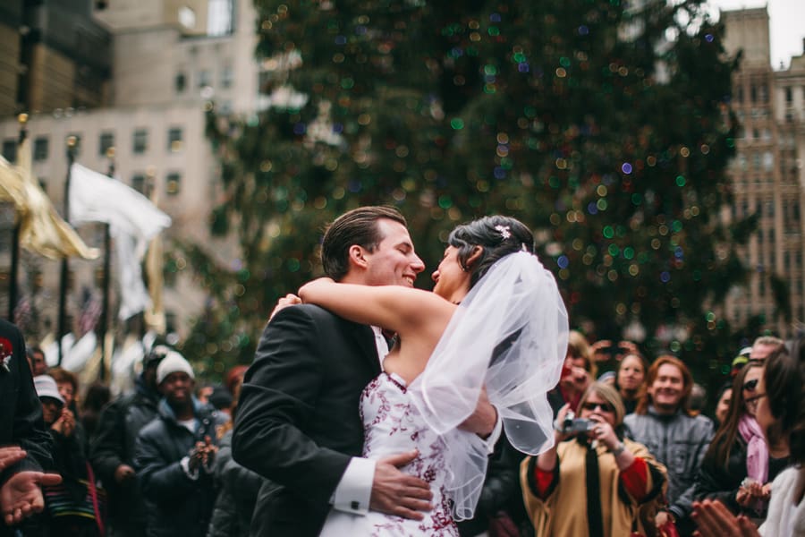 NYC Wedding Photographers | Rockefeller Center Wedding Photography | Theresa & Ryan’s 12/12/12 Wedding