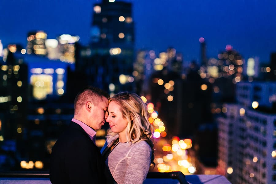 NYC Engagement and Wedding Photographers | The Manhattan rooftop engagement session of Kaitlin and Ben