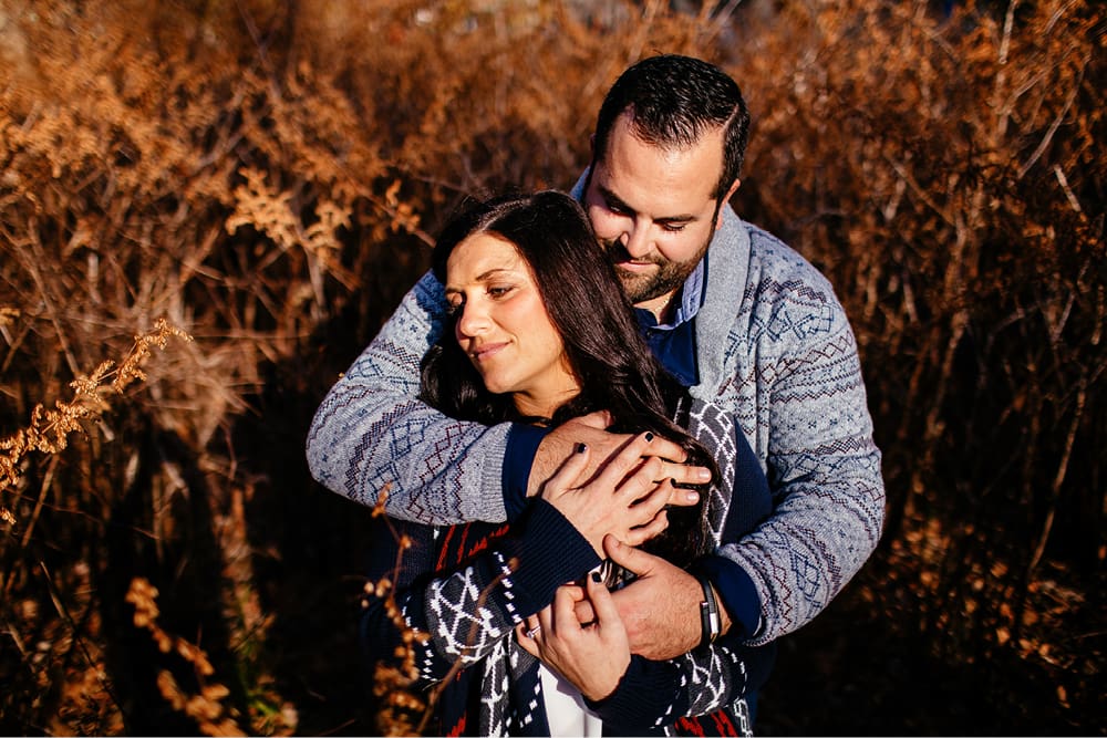 New Jersey Fall Engagement Photos | Susan and DJ