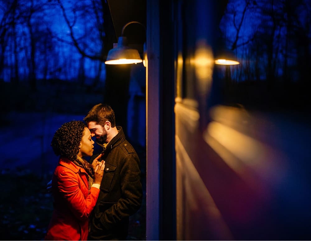 At Home Engagement Session | Erica and Brian