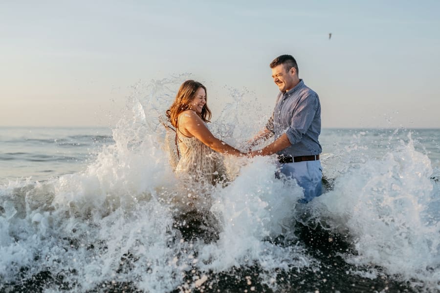 NJ Sunrise Couple Photos | Lauren and Jon