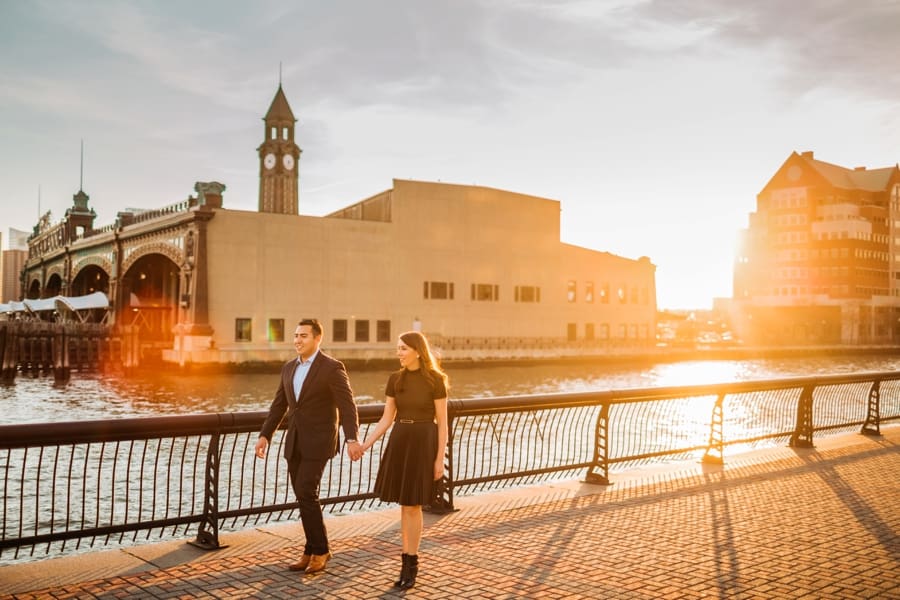 Hoboken Engagement Session | Meaghan and Kevin