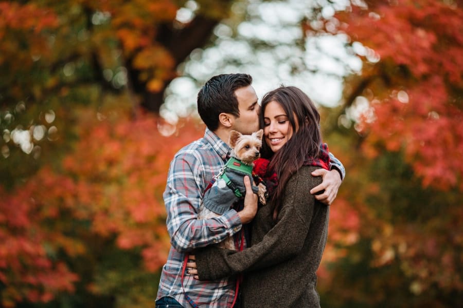 Fall Engagement Photos in Manhattan | Ari and Nick