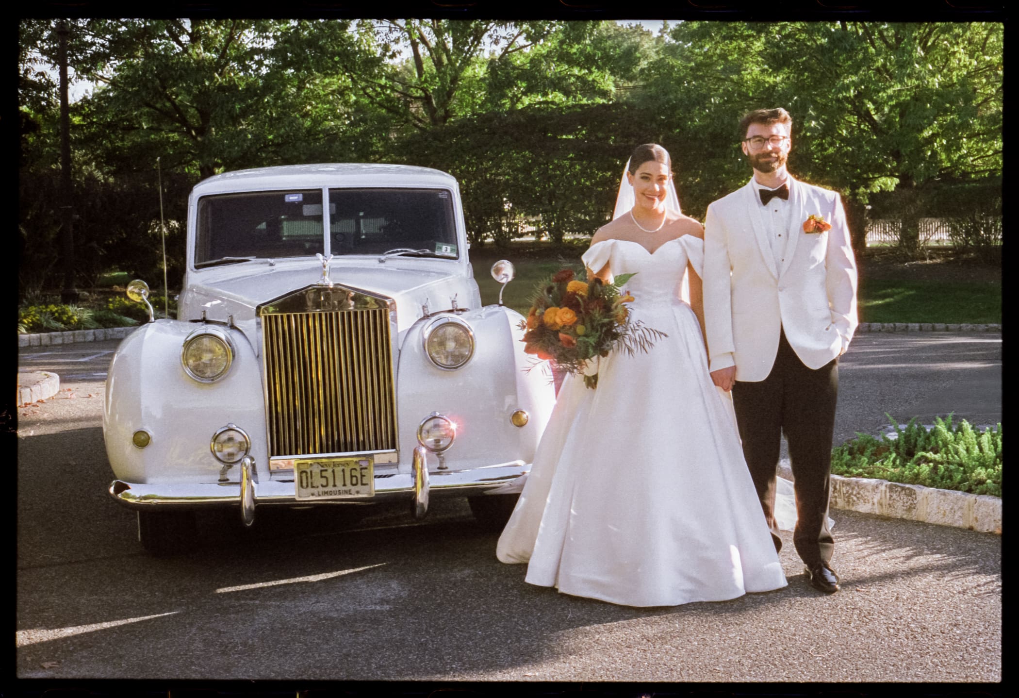 NJ Film Photographers | The Farmhouse Wedding Photographers | 35mm film photos of Sara and Zach